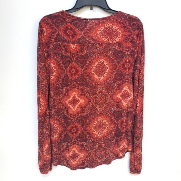 Lucky Peasant Boho Blouse Lace Tassels Large - Picture 8 of 13